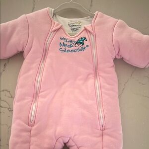 Baby Pink Magic Sleepsuit